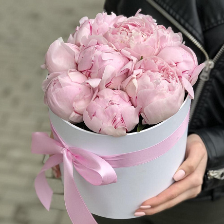 Коробка с пионами Анси - Фото 4