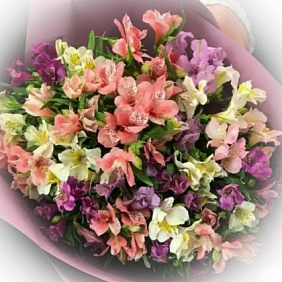 Букет из Альстромерии №163