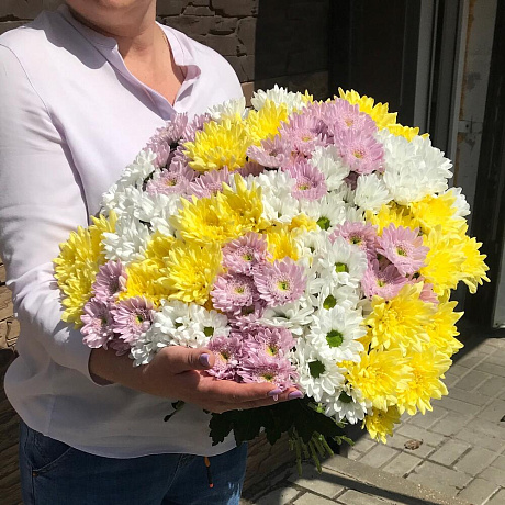 Букет цветов Хорошее настроение №161 - Фото 4