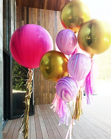 Композиция из шаров "Для любимой" - 9