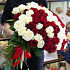 Букет цветов Красно-белый - Фото 3