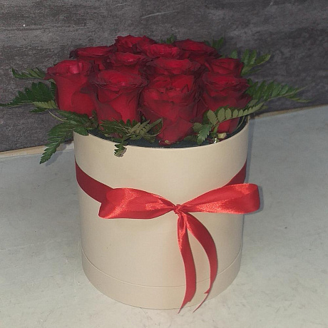 Красная роза в коробке №160 - Фото 4