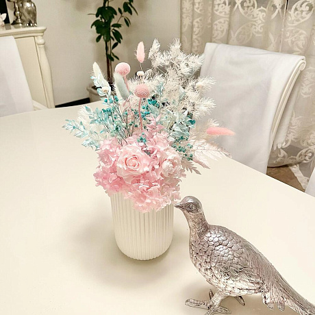 Интерьерная ваза с хлопком - Фото 5