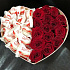 Букет Сердце с розами и конфетами №160 - Фото 1