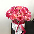 Шляпная коробка с 19 розами Джумилия - Фото 4