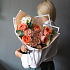 Букет в персиковой  гамме с пионовидными розами - Фото 5