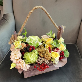 Букет цветов "Осенний комплимент" №161