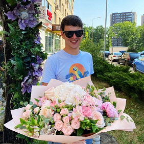 Букет с гортензией №172