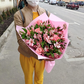 Букет из Альстрамерий №161