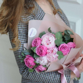 Букет цветов "с любовью" №198