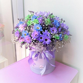 Букет "Облако хризантем" №160