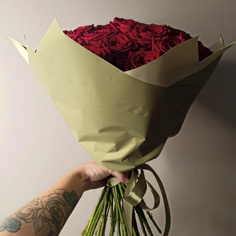 Букет ароматных роз №161 - Фото 4
