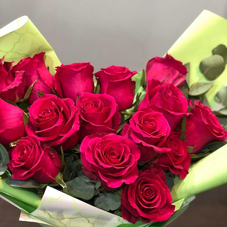 Моно букет цветов Малина - Фото 2