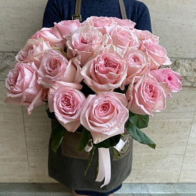 Букет цветов "Цвет настроения розовый"