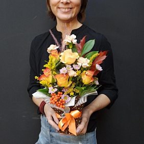 Букет цветов "Комплимент" №160