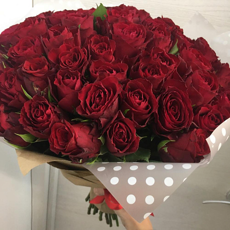 Букет цветов Бордо №164 - Фото 2