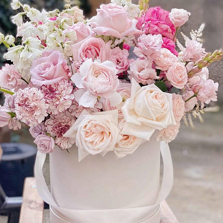 Цветы в коробке Luxury Flowers Букет от Шеф-Флориста - Фото 4