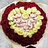 Букет из 101 розы сердце с конфетами Рафаэлло - Фото 5