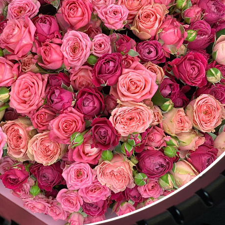 Букет Розовый фонтан - Фото 4