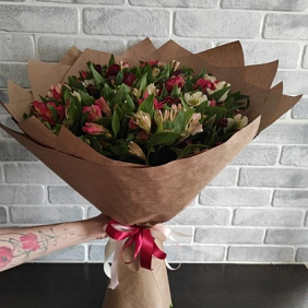 Букет из Альстромерий №179