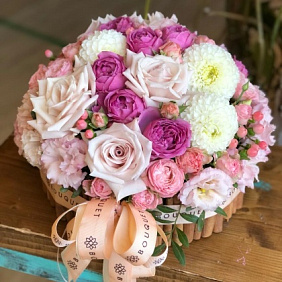 Букет цветов "Аромат корицы" №162