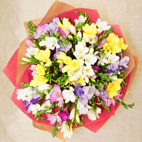 Букет цветов Фрези - Фото 2