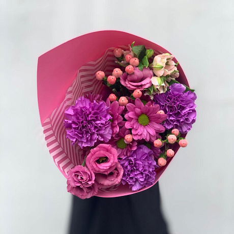 Букет цветов со вкусом XXS яркий - Фото 3
