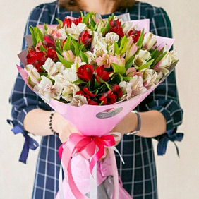 Букет Альстромерия микс №168