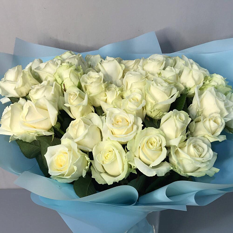 Букет цветов Аваланч белый пломбир - Фото 3