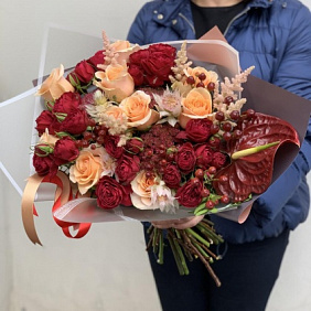 Букет цветов "Осенний" №160