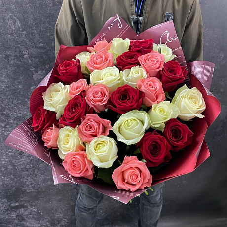 Букет цветов Lovely roses - Фото 2