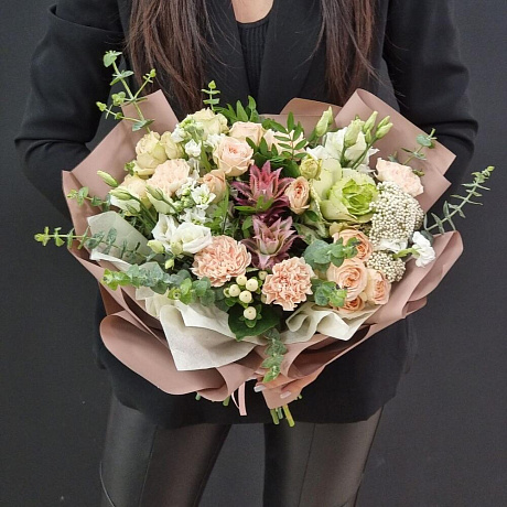 Авторский букет цветов № 130 - Фото 4