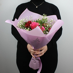 Букет цветов "Румяная заря" №161