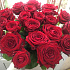Букет бордовых роз 25 шт - Фото 1