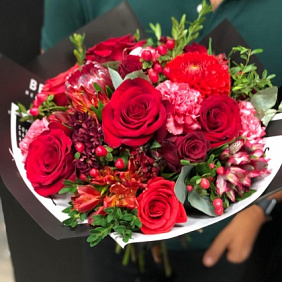 Букет из пионов "Единственная" №162