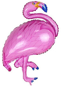 Шар фигура "Фламинго" розовый 97 см