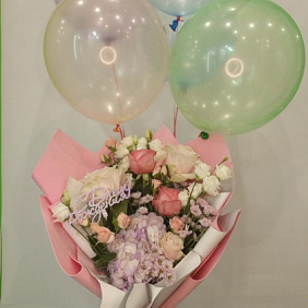 Букет цветов "Альпийская нежность"