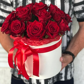 Букет цветов "Пламенный привет" №161