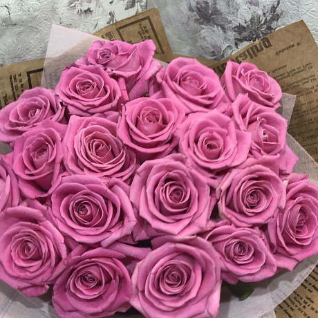 Роза аква 19 шт. 50 см - Фото 5