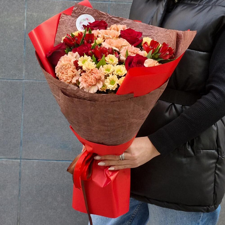 Букет цветов Сладкий сентябрь №162 - Фото 2