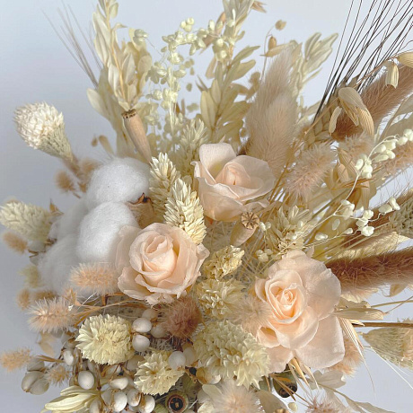 Букет цветов Теплый Rustic - Фото 4