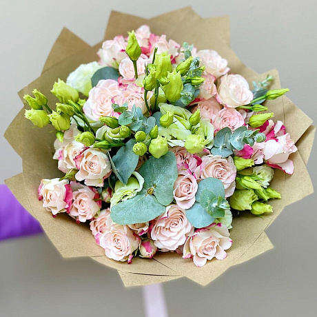 Букет цветов Оттенки нежности - Фото 4