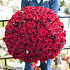 Букет из красных роз (101 роза) №165 - Фото 2