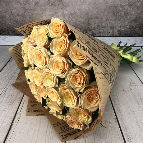 Букет Ноэлия цвета айвори - Фото 4