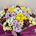 Букет из 25 хризантем яркий микс - Фото 2