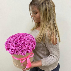 Цветы в коробке №353