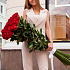Букет из 25 красных метровых роз - Фото 1