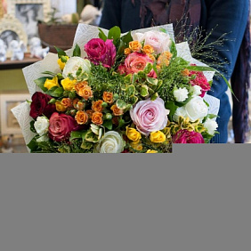 Букет роз "Полицвет"