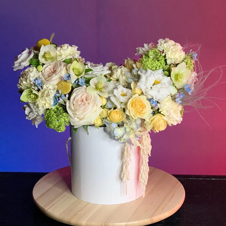 Букет из цветов Вайт лафф - Фото 2