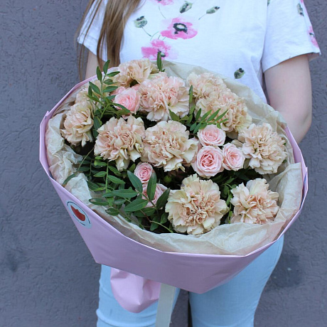 Букет цветов Шампань №160 - Фото 2